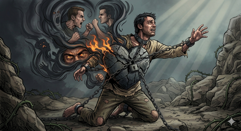 Persona que no ha alcanzado la verdadera libertad