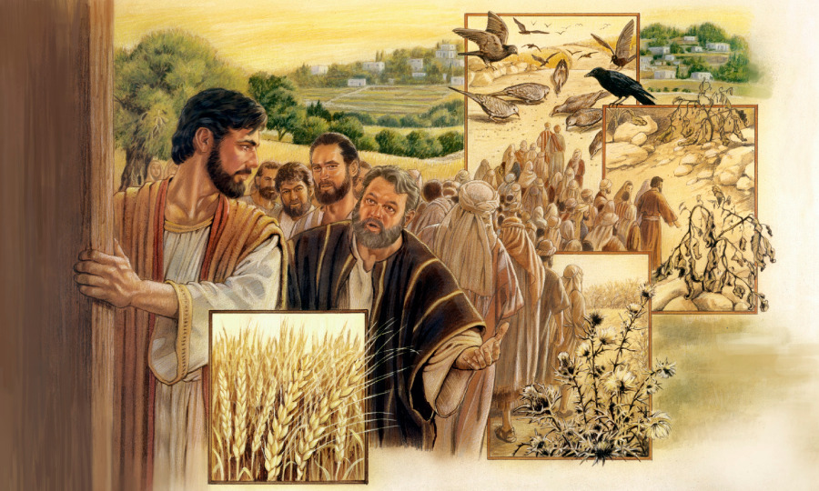 Jesús enseña a sus discípulos